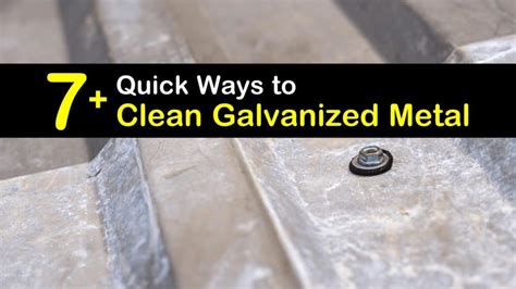 how to clean galvanized sheet metal|cleaning galvanized metal for painting.